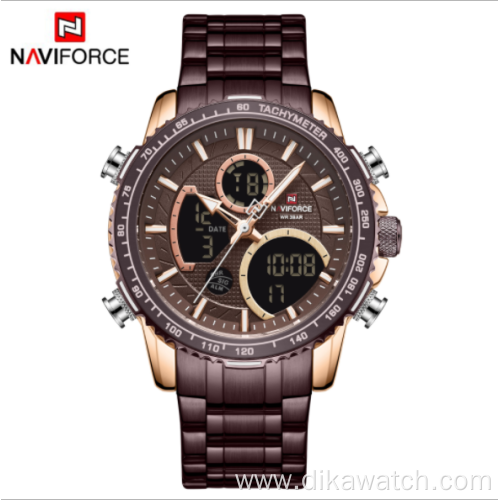 NAVIFORCE 9182 Dual Display Fashion Multifunctional Watch